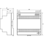 POS Teholähde DIN100W12 12VDC 4.15A 100W