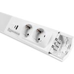 LED Työpistevalaisin USB-porteilla 60cm 18W 1750lm 4000K valkoinen