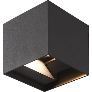 FTLIGHT LED Seinävalaisin IINA 2x5W 4000K 570lm säädettävä keila musta