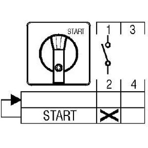 Nokkakytkin START (kansi asennus)