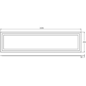 Tungsram LED Edgelit Premium 30W 4000K 3400lm 295x1195x10 UGR19
