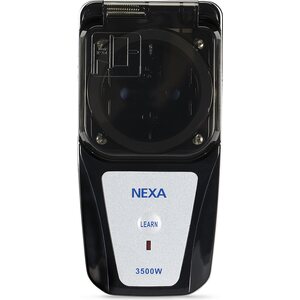NEXA Pistorasiavastaanotin, IP44, LGDR-3500