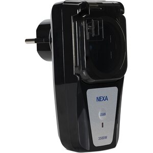 NEXA Pistorasiavastaanotin, IP44, LGDR-3500