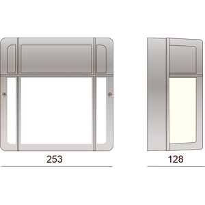 Defa Neptune 003 Puolivarjostin 12W On/Off 4000K 222lm