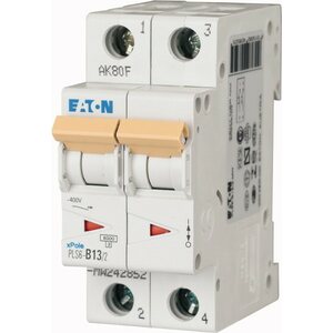 Eaton C13 2P 6kA PLS6-C13/2-MW