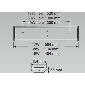 Defa Omnia 2.0 1200mm 36W 4000K 5000lm IP44