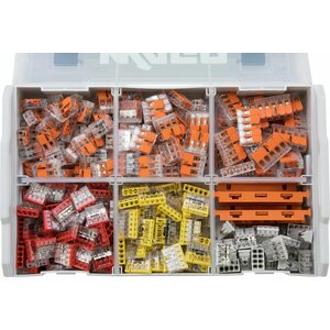 Wago Rasialiitinsarja MINI L-Boxx 887-955, sis. 350kpl liittimiä