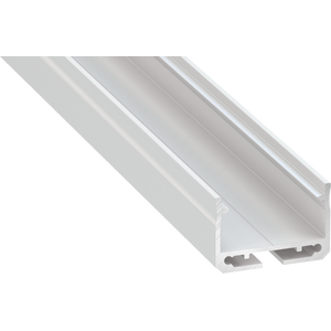 Lumines LED-asennusprofiili SILEDA 27,4x18,1x2020mm lakattu valkoinen
