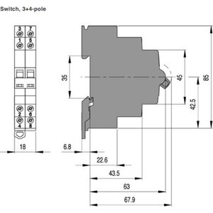 ABB Finland KYTKIN, ON-OFF, 3 Sulkeutuvaa, 32A