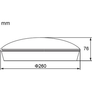 Pintavalaisin Etled REKO 16W 3000K 1450lm IP44