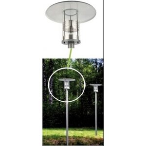 Sanpek Pihapiirivalaisin COMET E27 LED Valaisin (musta)