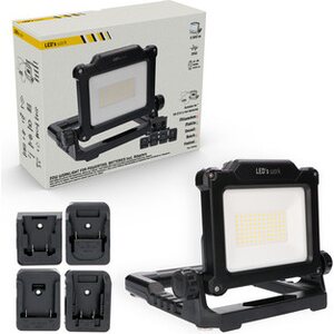 Shada LED-Valonheitin 20W Toimii Makita, Milwaukee, Bosch akuilla IP20