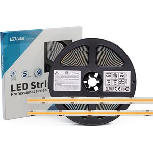 Lumines LED-nauha COB 24VDC, 3000K, 10W/m, IP20, 900lm/m, 5m