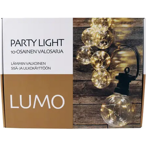 Lumo Party light 10-osainen IP44 kirkas