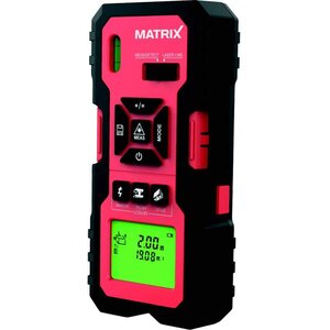 Matrix Rakenneilmaisin 5in1 etäisyysmittarilla 50m