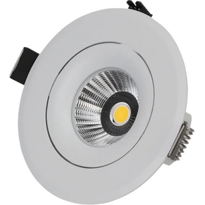 Alasvalo 8.5W 600lm 4000K,IP 43, valkoinen, himmennettävä, suunnattava