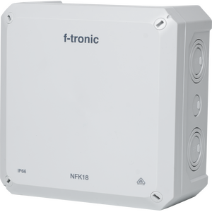 F-Tronic NFK18 Asennuskotelo IP66 180x180x93mm, harmaa