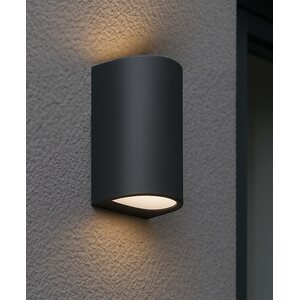 Seinävalaisin ROOMA 2xGU10 IP44 ylös&alas 2xmax.28W antrasiitinharmaa