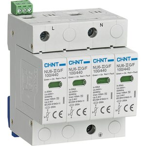 Chint Ylijännitesuoja kiinteistö NU6 - 40kA/440V 4P