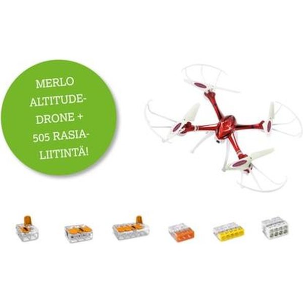 Wago Liitinlajitelma (505kpl) + MERLO ALTITUDE-DRONE