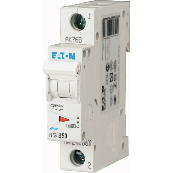 Eaton C50 1P 6kA PLS6-C50-MW