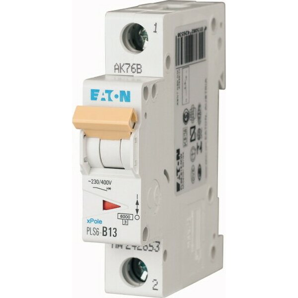 Eaton D10 1P 6kA PLS6-D10-MW