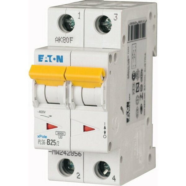 Eaton C25 2P 6kA PLS6-C25/2-MW