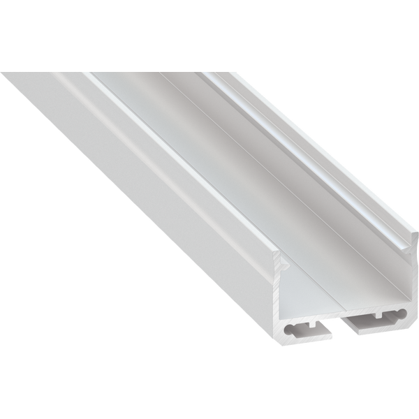 Lumines LED-asennusprofiili SILEDA 27,4x18,1x2020mm lakattu valkoinen