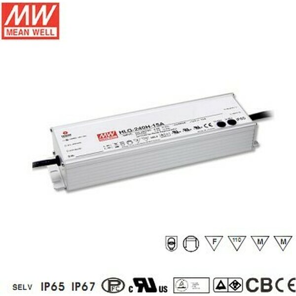 Sanpek 12V 100W LED-liitäntälaite IP67 230VAC/12VDC ON/OFF