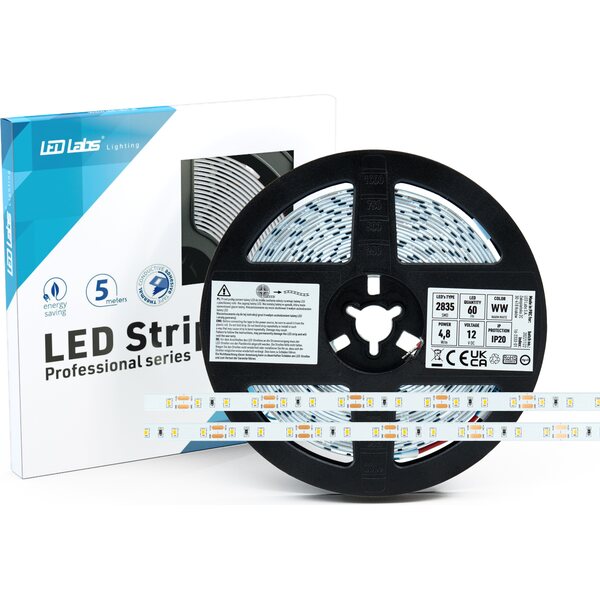 Lumines LED-nauha PRO 3Y 12V 300 LED 2835 SMD 4.8W 4000K RA90