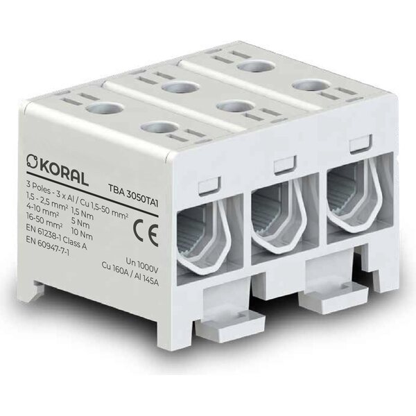 Yleisliitin 3x25mm2 3nap. Al/Cu