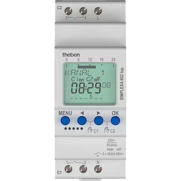 Theben SIMPLEXA 602 TOP 2-kan. VRK/VKO 230V