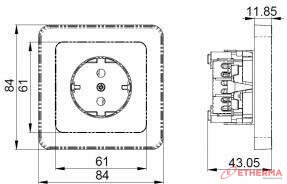 Retzmoto ONE-DESIGN Plaque ANTI-CHALEUR ADHESIVE intérieur de carénage  Dimension : 316 mm x 209 mm