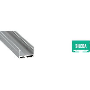 LED-asennusprofiilit - Pinta 27,4x18,1x2020mm (SILEDA-sarja)